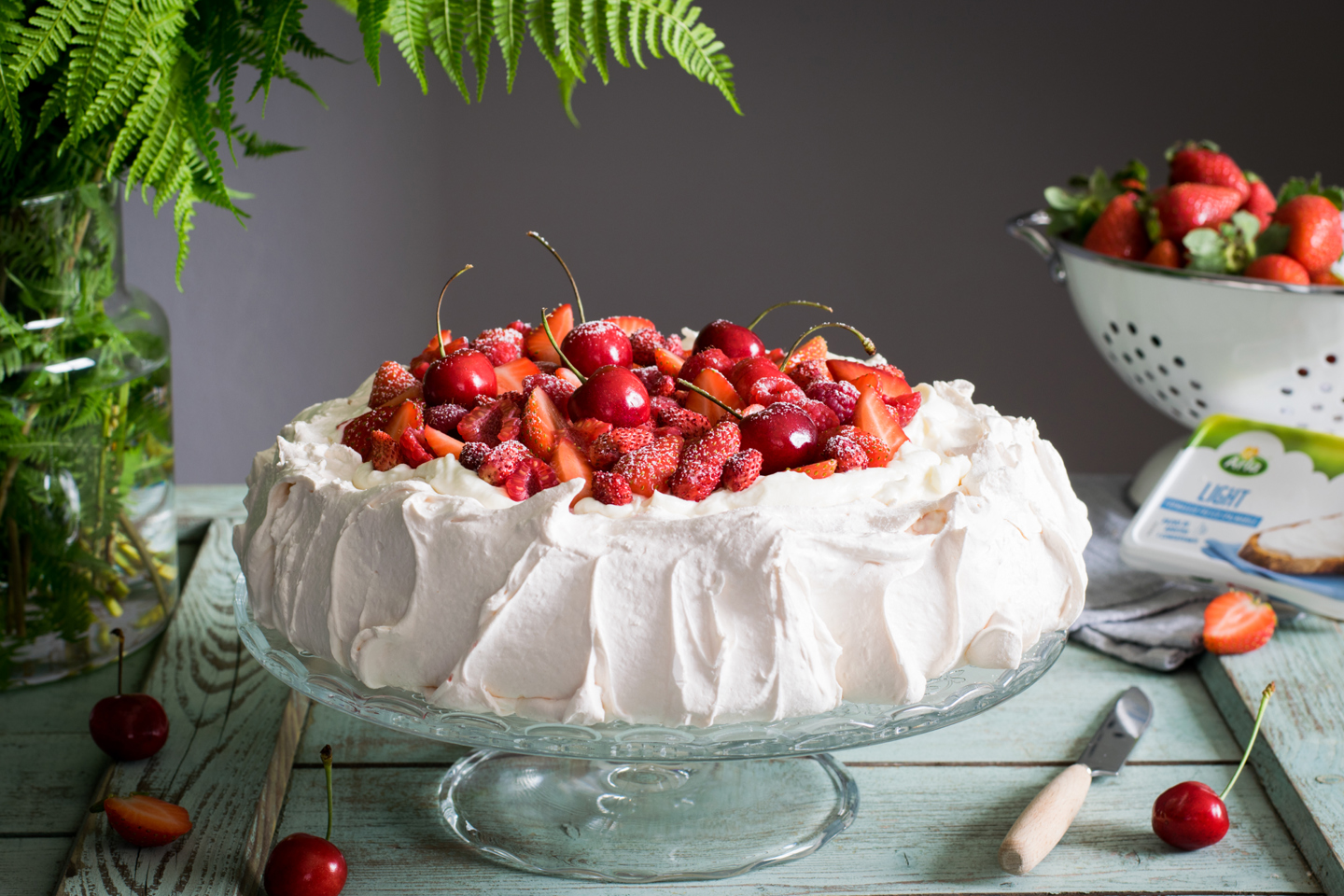 Dolce Panna, Fragole e Cioccolato - Ricetta Ferrari Formaggi