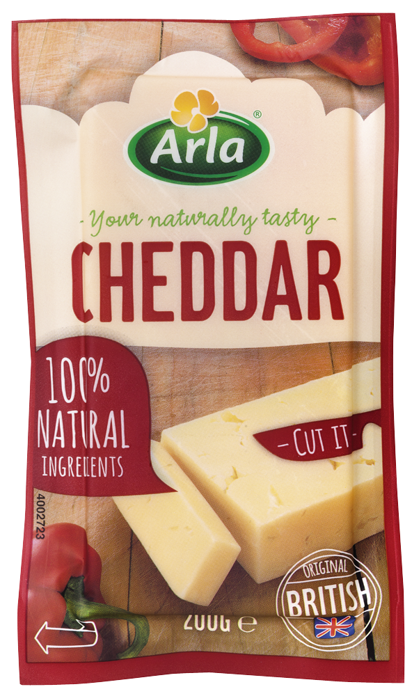 Arla Formaggi Cheddar porzionato 200g